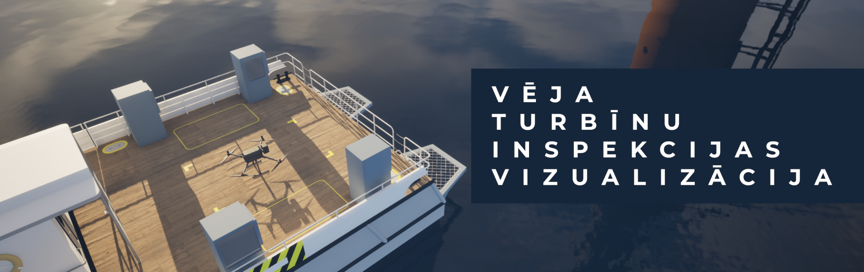 Vēja turbīnu inspekcijas vizualizācija